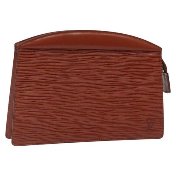 LOUIS VUITTON Epi Trousse Crete Pouch Brown M48403 LV Auth th5942 - Picture 1 of 16